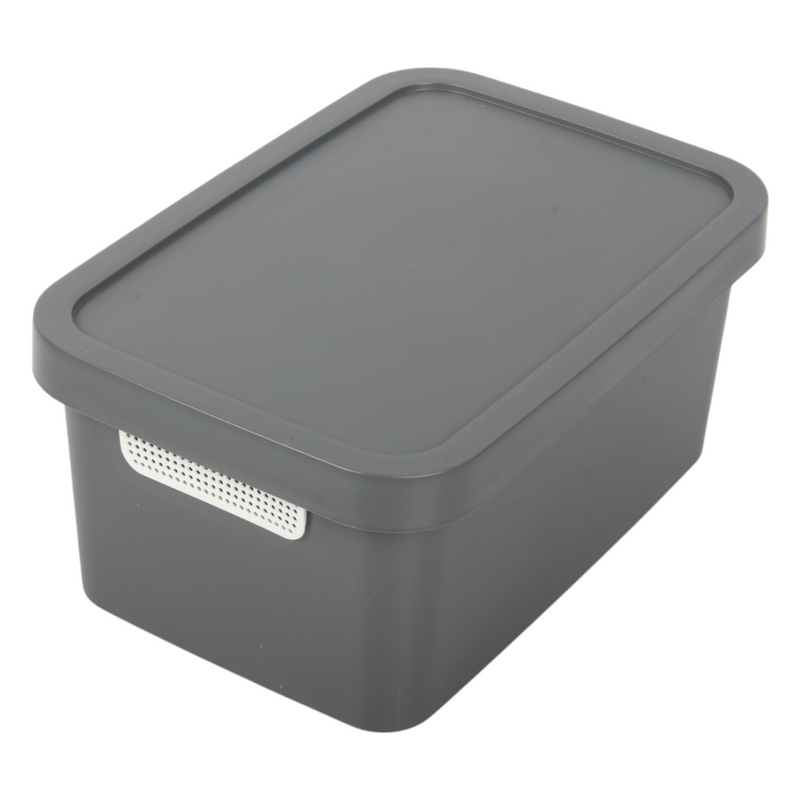 Jolie Max 7.5L Smart Storage Box – Stackable & Nestable Plastic Organizer. Space-Saving & Stylish Solution.