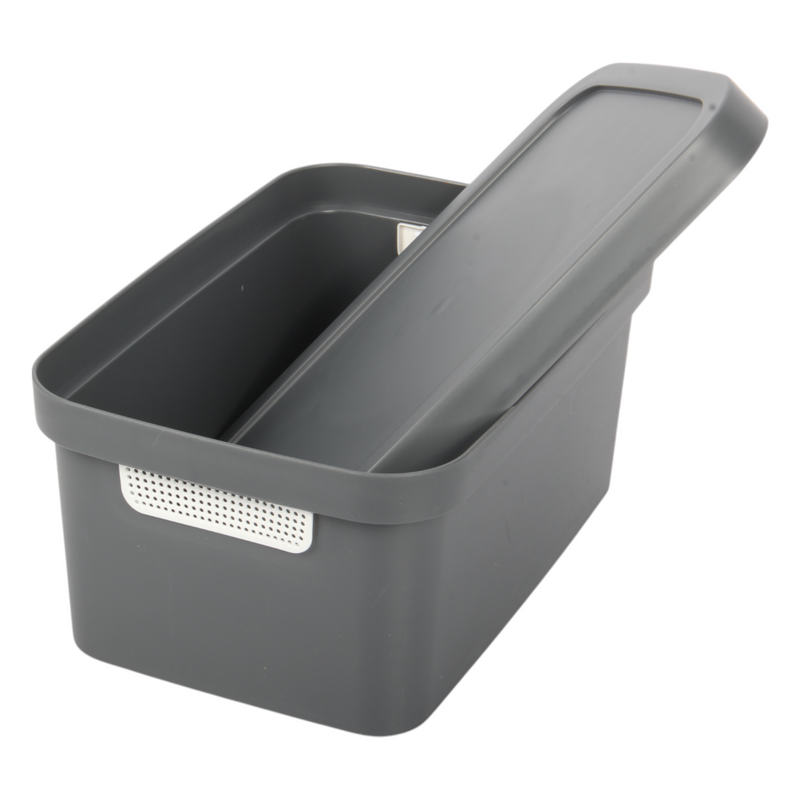 Jolie Max 7.5L Smart Storage Box – Stackable & Nestable Plastic Organizer. Space-Saving & Stylish Solution.