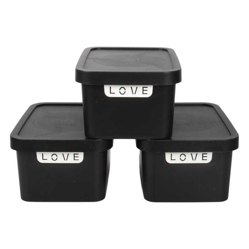 Jolie Max (Pack of 3) 7.5L Smart Storage Box – Stackable & Nestable Plastic Organizer. Space-Saving & Stylish Solution.
