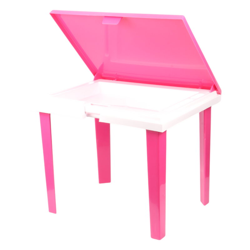 Jolie Max Children's Table – Kids Activity Desk with Storage | Lift-Up Tabletop | Sturdy & Easy to Clean | Plastic Toddler Table (47.5cm H x 59.5cm W x 44.5cm D) (Copy)