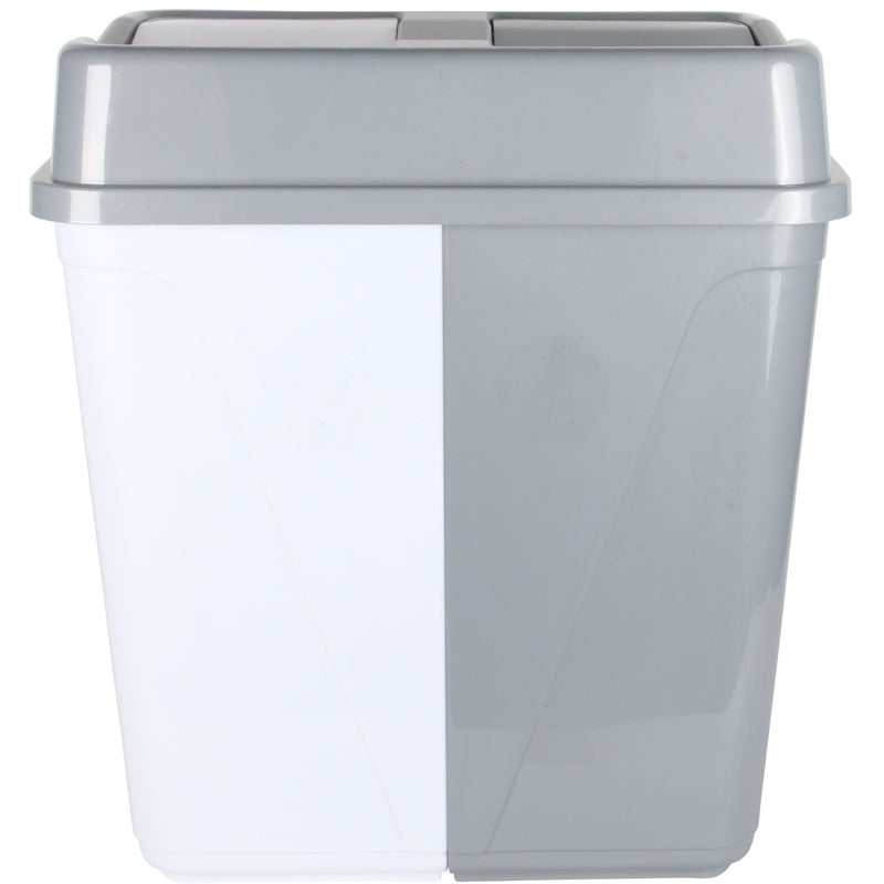 Dual Compartment Rubbish Waste Bin - 100L