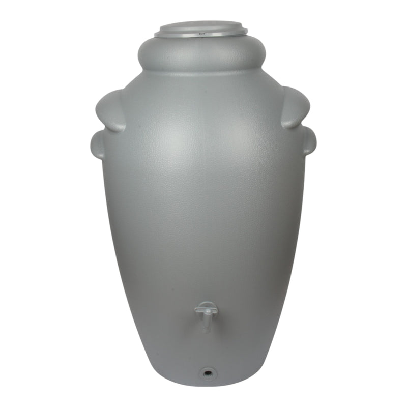 Jolie Max 200L Decorative Rain Water Butt. Amphora Style Water Collector with Tap & Flower Pot. Durable Garden Water Tank – 60 x 50 x 110 cm