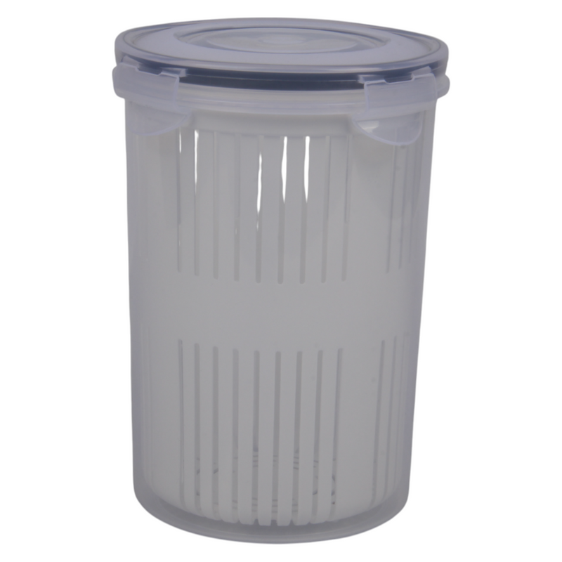 1.5L Pickle & Olive Holder with Strainer – Airtight BPA-Free Food Storage Jar for Pickles, Olives & Cheese