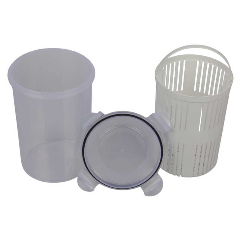 1.5L Pickle & Olive Holder with Strainer – Airtight BPA-Free Food Storage Jar for Pickles, Olives & Cheese