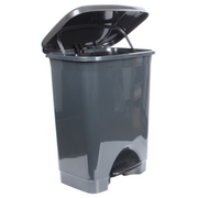 50L Plastic Kitchen Pedal Bin with INNER Bucket. Foot Recycling Dustbin. | Waste Bin — All In One London