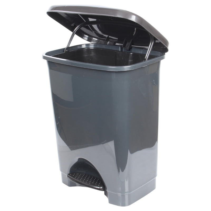 50L Plastic Kitchen Pedal Bin with INNER Bucket. Foot Recycling Dustbin. | Waste Bin — All In One London