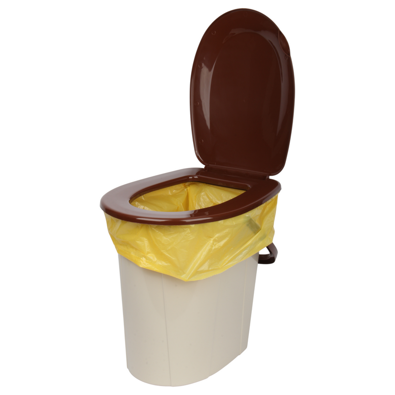 24L Portable Camping Toilet – Bucket-Style Loo (HDPE), 41×35×42.5 cm