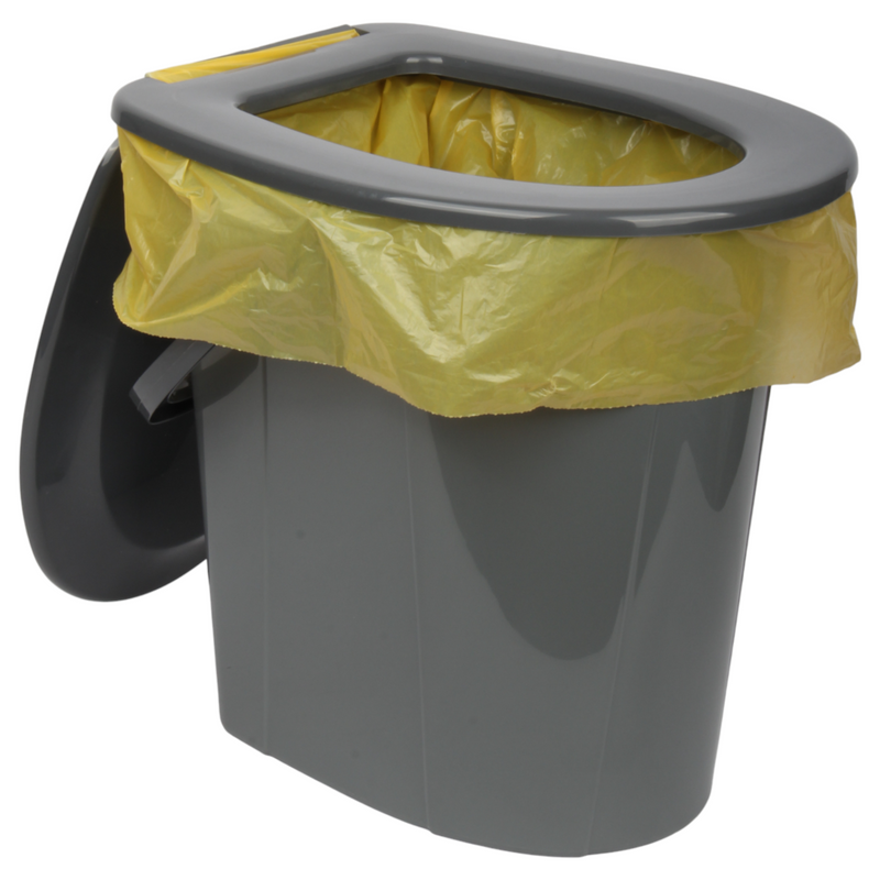 24L Portable Camping Toilet – Bucket-Style Loo (HDPE), 41×35×42.5 cm