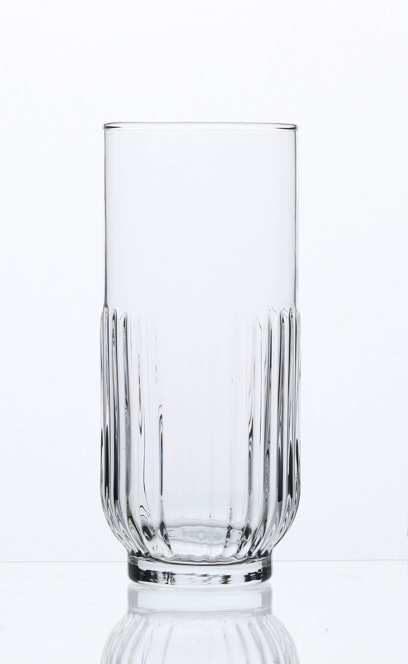 Elevate Your Drink Presentation with Hi Ball Patterned Cocktail Glasses - Set of 6!