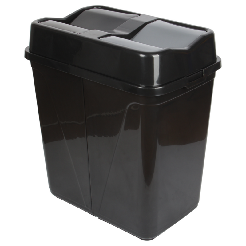 Dual Compartment Rubbish Waste Bin - 100L