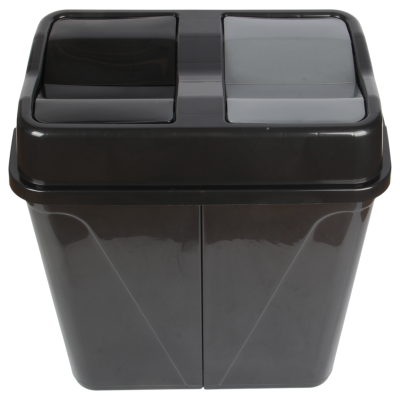 Dual Compartment Rubbish Waste Bin - 100L