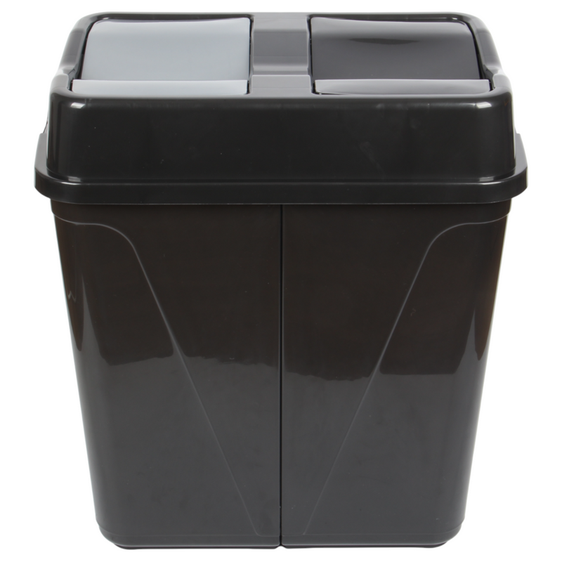 Dual Compartment Rubbish Waste Bin - 100L