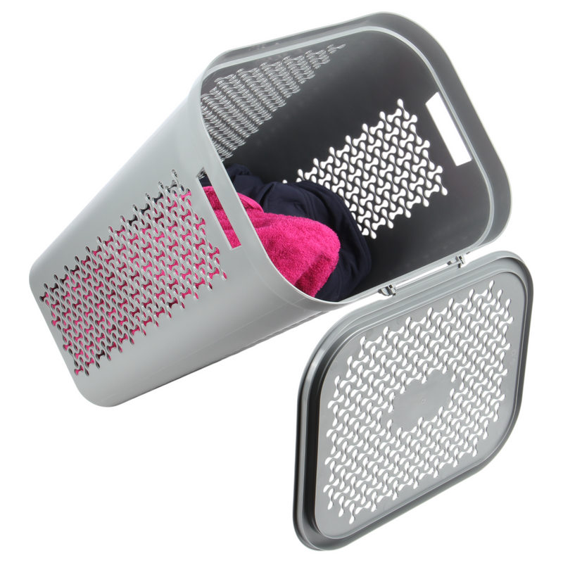 60L Large Plastic Laundry Basket — CRE60L | Family-Sized Washing Hamper | Laundry Baskets — All In One London