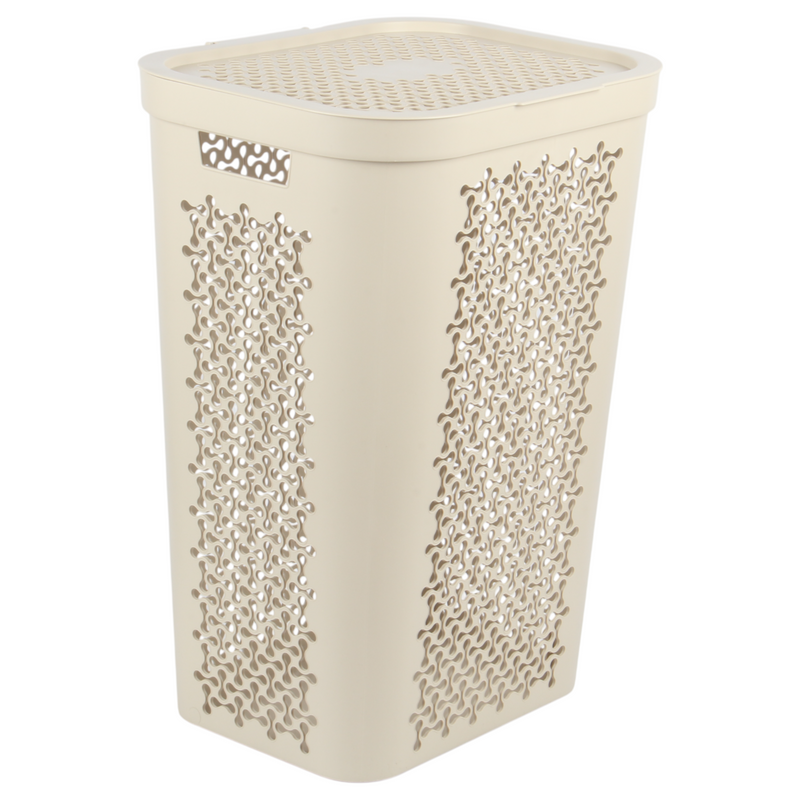 60L Large Plastic Laundry Basket — CRE60L | Family-Sized Washing Hamper | Laundry Baskets — All In One London