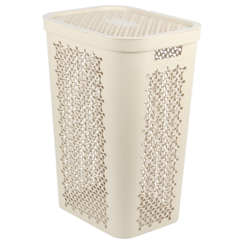 60L Large Plastic Laundry Basket — CRE60L | Family-Sized Washing Hamper | Laundry Baskets — All In One London