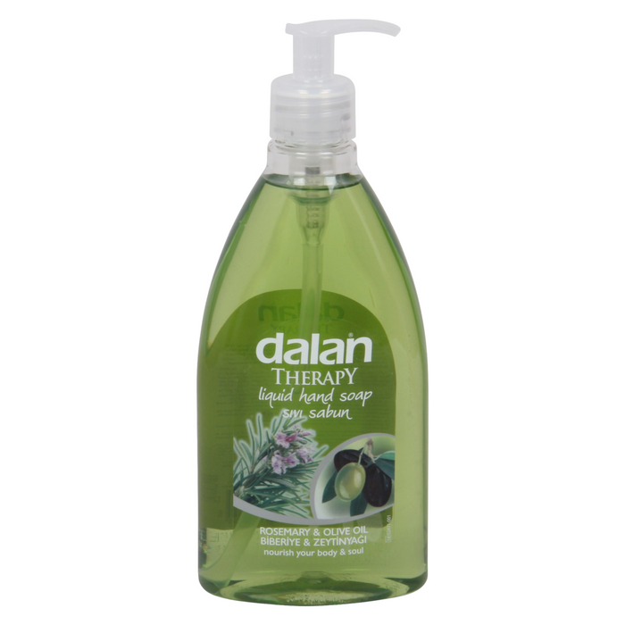 Dalan Therapy Liquid Hand Soap with Rosemary & Olive Oil (Pack of 12, 400 ml / 13.5 fl oz Each)