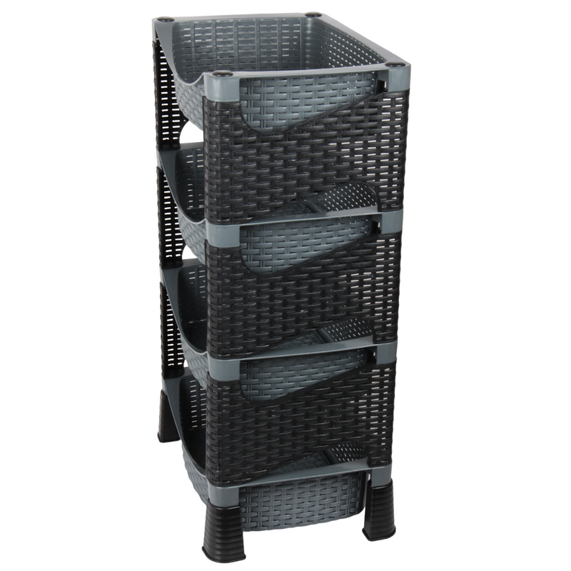 4 Tier Fruit Vegetable Storage Rack Stand.