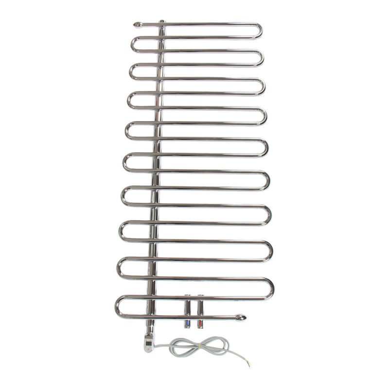 Electric Heating S Design Towel Rail Radiator. (600x1330 mm)