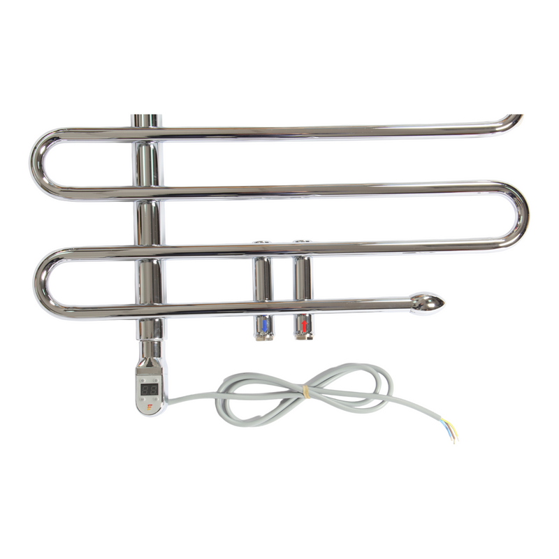 Electric Heating S Design Towel Rail Radiator. (600x1330 mm)