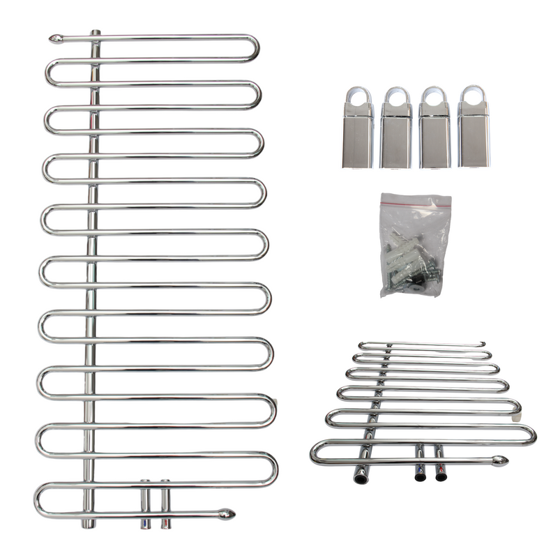 Central Heating S Design Towel Rail Radiator. (600x1330 mm)