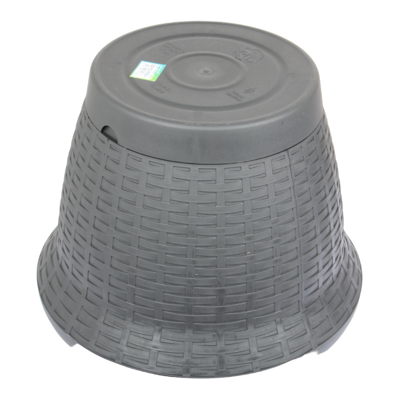 Round Rattan Style Flower Pots. (25L)