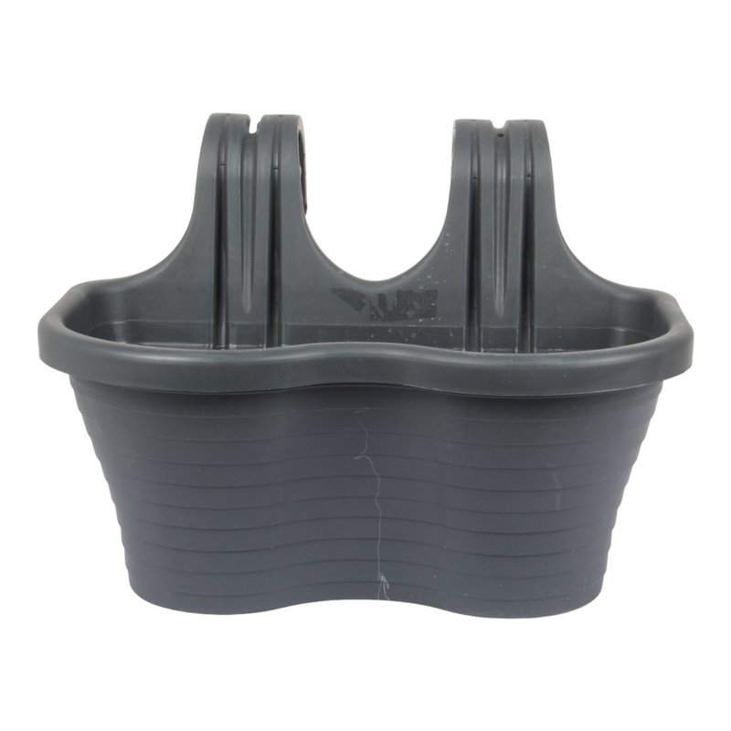 2x Hanging Balcony Flower Pots. (6.5L)