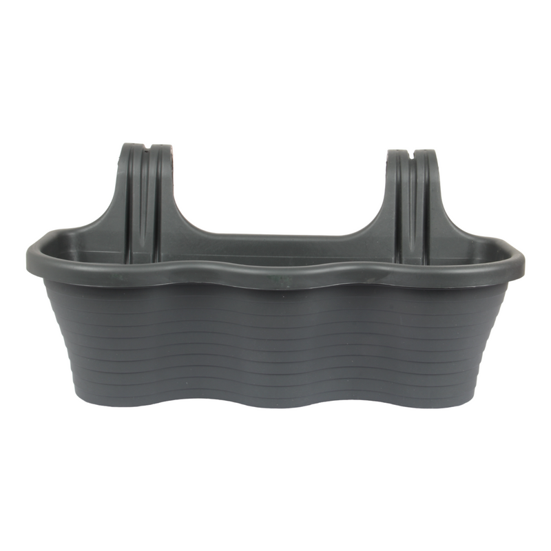 2x Hanging Balcony Flower Pots. (10L)