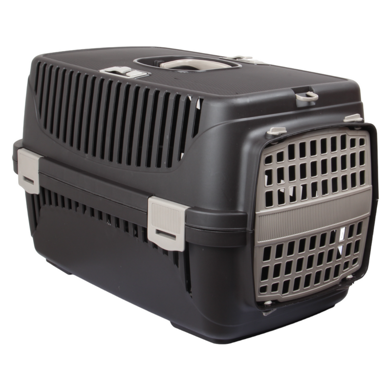 Plastic Large Pet Carrier. Pet Travel Box.