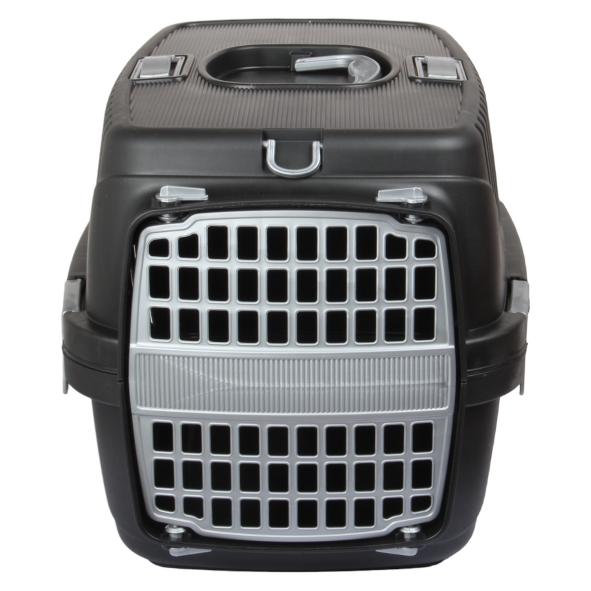 Small Plastic Pet Carrier. BLACK All In One London