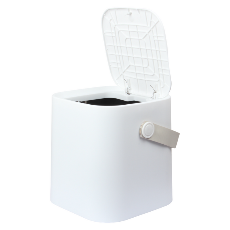 4 Liter Touch Top Dustbin. Removable Bucket. Soft Handle.