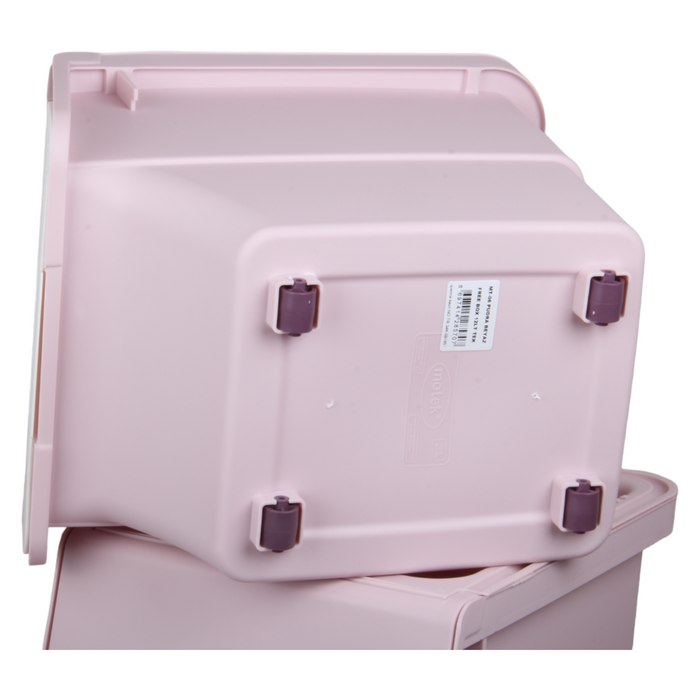 Storage Boxes. Multi Purpose Wheeled Organizer Box with Front Lid. (3 x 12L)