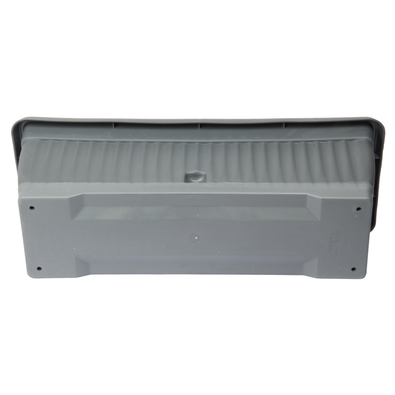 Rectangular Flower Pot with Drip Tray. (51cm) Garden Flower Planter Box. (Grey)