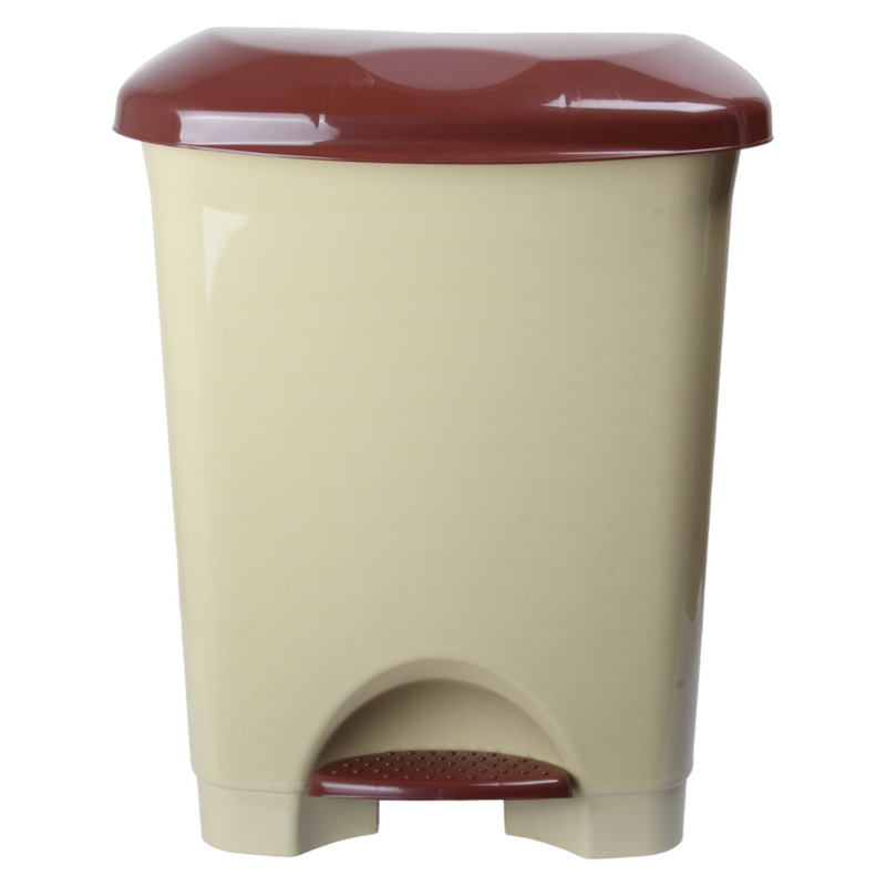 50L Plastic Kitchen Pedal Bin with INNER Bucket. Foot Recycling Dustbin.