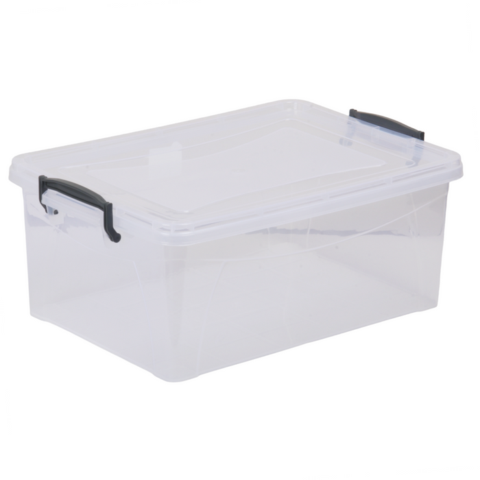 10 Litre Clear Storage Box with Lid.