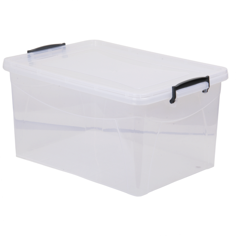 5 Litre Clear Small Storage Box with Lid.