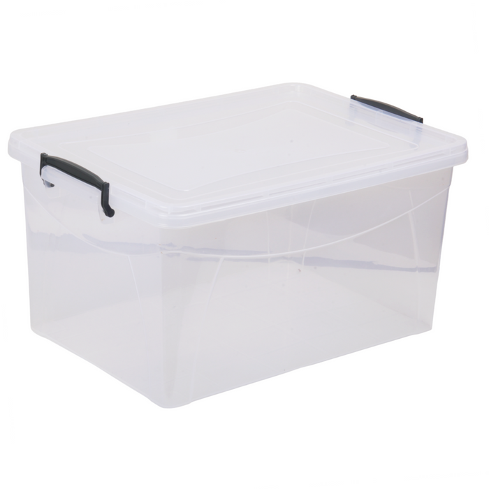 5 Litre Clear Small Storage Box with Lid.