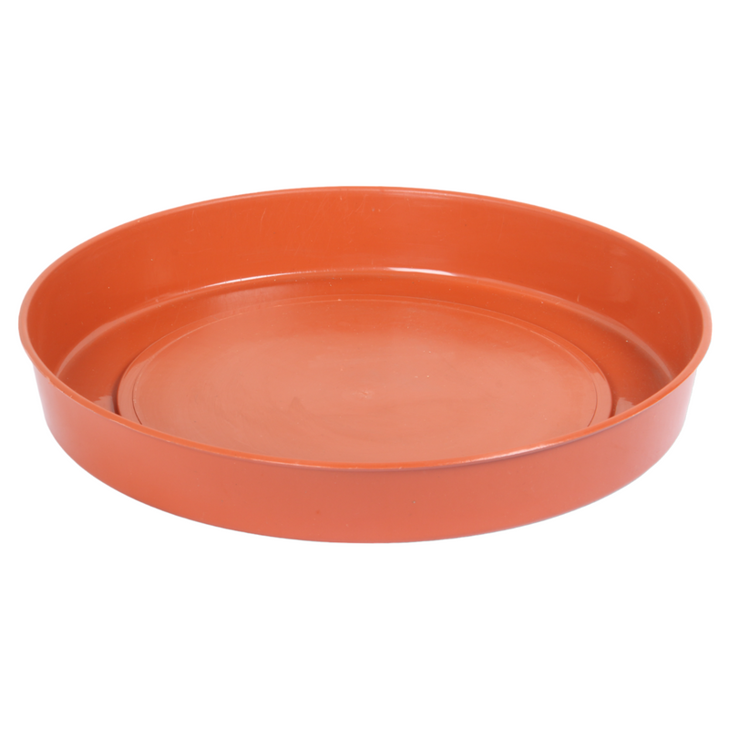 Round Flower Plant Pot and Saucer. Garden Planters. (4 L)