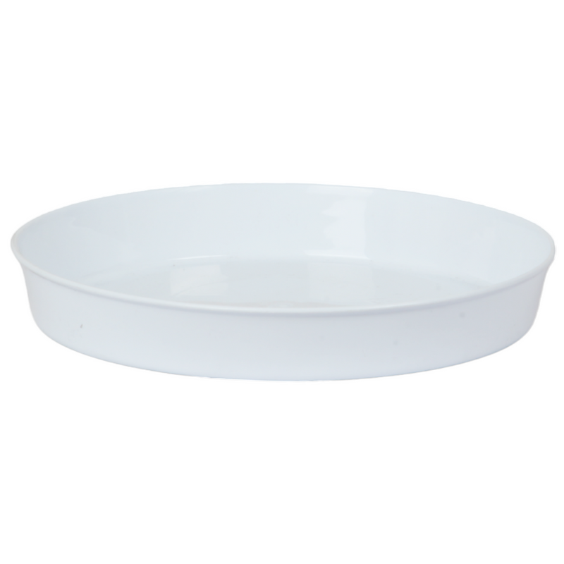 Round Flower Plant Pot and Saucer. Garden Planters. (3 L)