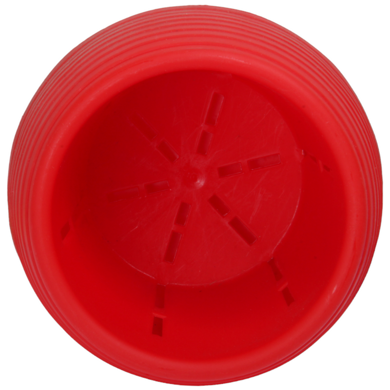 Mini Round Flower Pot. Succulent, Cactus Flower Planter. Desktop Pot. (Red)