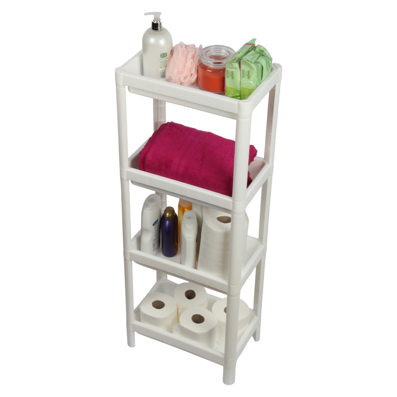 4 Tier Kitchen Bathroom Shelf Organiser.