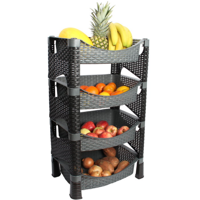4 Tier Fruit Vegetable Storage Rack Stand.