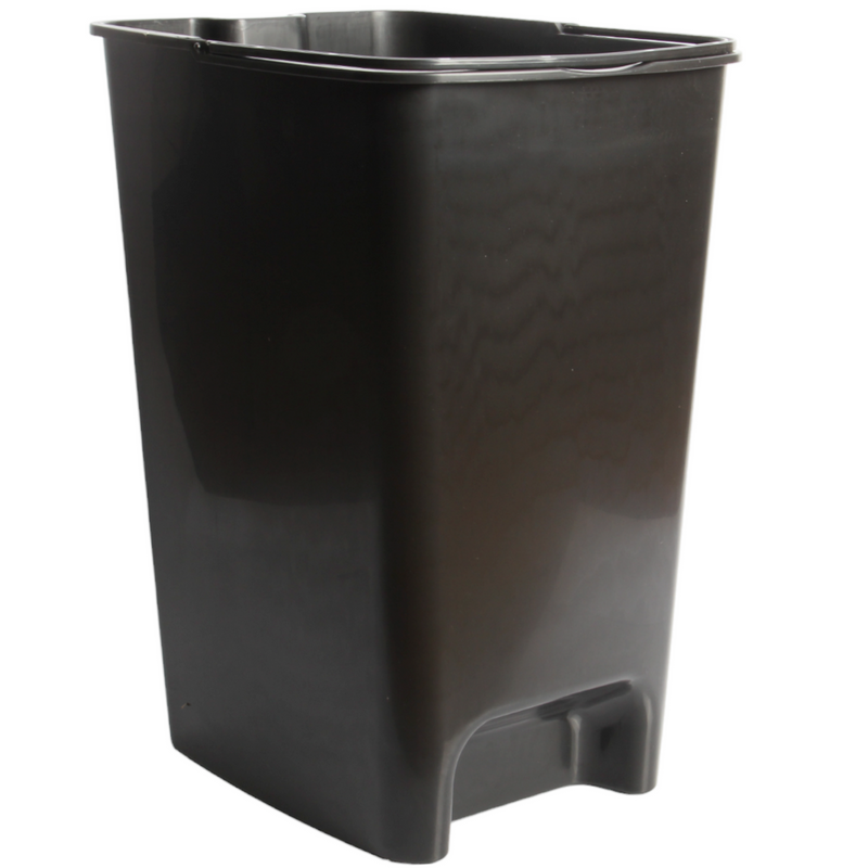 3x Black Buckets with Handle. (40L)