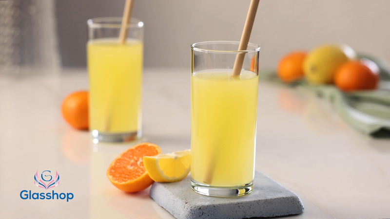 Highball Glass Set. Cocktail / Juice / Water Glasses. (Pack of 6) (295 cc/ml)