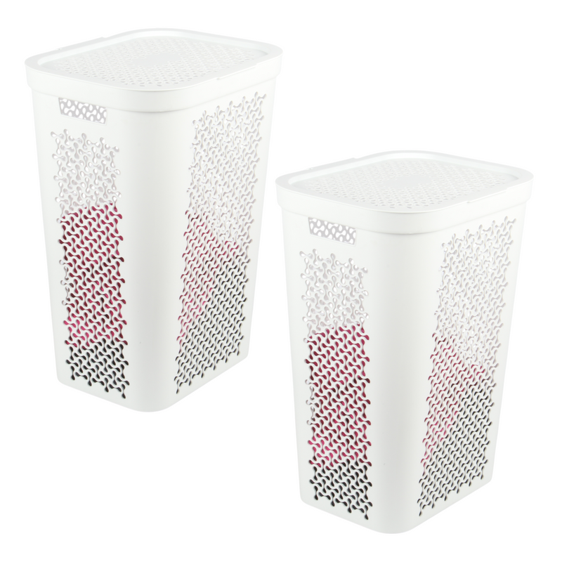 60L Large Plastic Laundry Basket — CRE60L | Family-Sized Washing Hamper | Laundry Baskets — All In One London