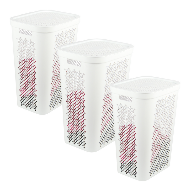 60L Large Plastic Laundry Basket — CRE60L | Family-Sized Washing Hamper | Laundry Baskets — All In One London