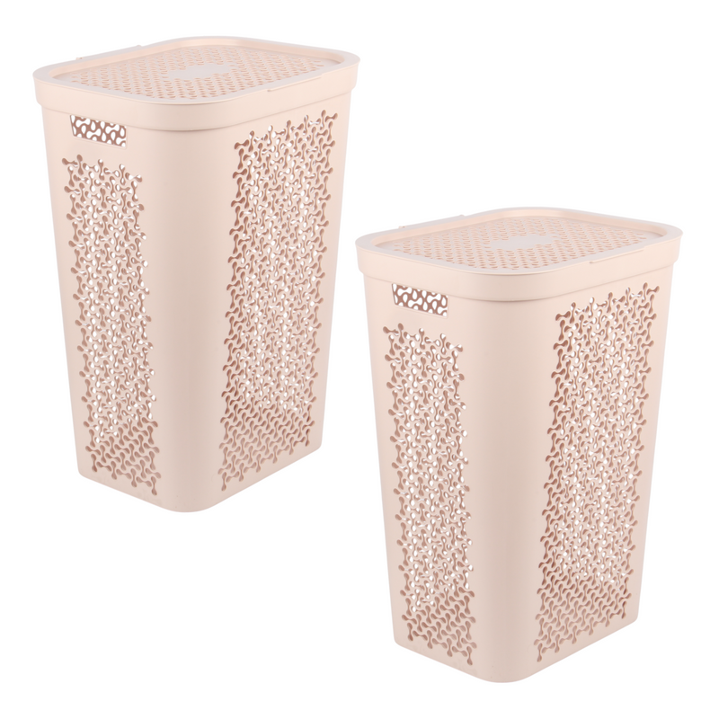 60L Large Plastic Laundry Basket — CRE60L | Family-Sized Washing Hamper | Laundry Baskets — All In One London