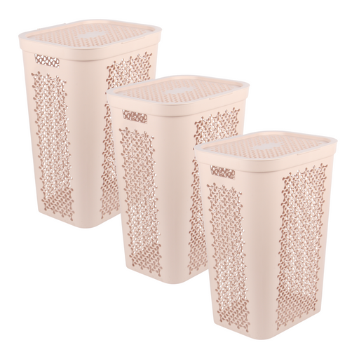 60L Large Plastic Laundry Basket — CRE60L | Family-Sized Washing Hamper | Laundry Baskets — All In One London