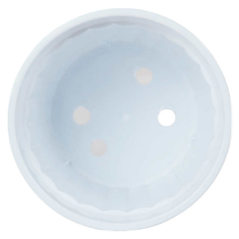 Small Round Flower Plant Pot and Saucer. Garden Planters. (1.7L)