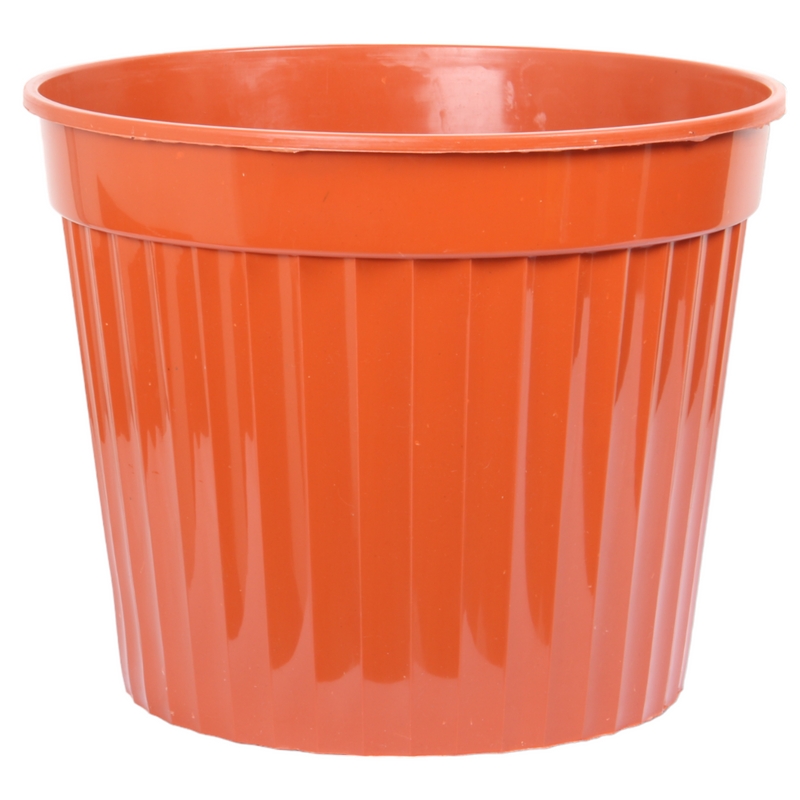 Large Round Flower Plant Pot and Saucer. Garden Planters. (13 L)