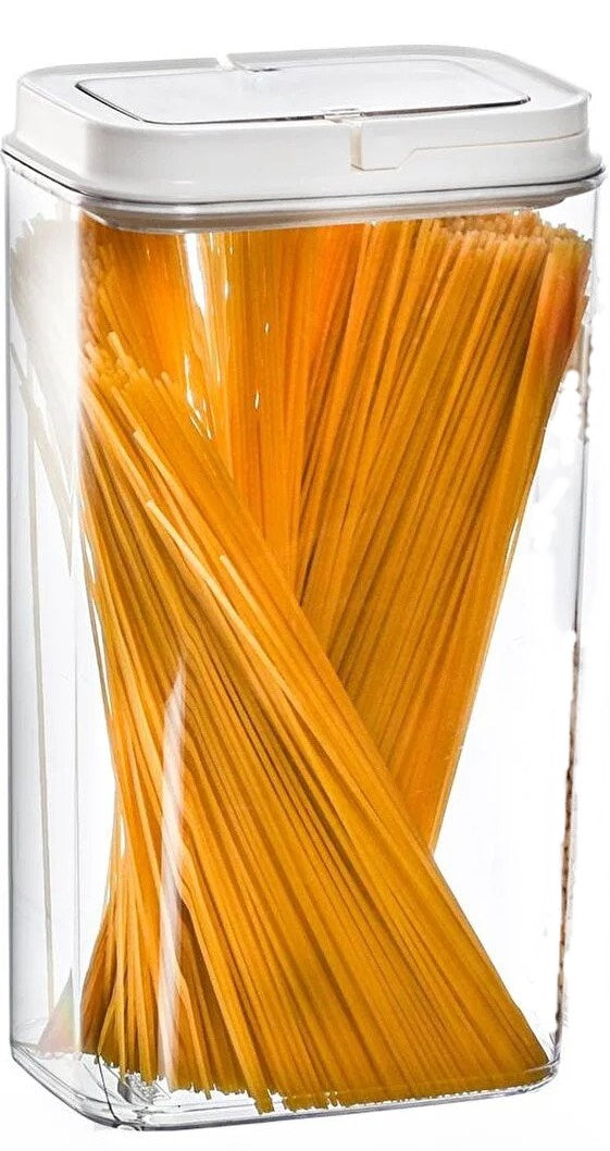 (Set of 4) Food Storage Containers Set. Airtgiht Lid. Rectangular Food Box.